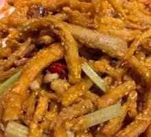 Dry-Fried Sesame Lotus Root Strips