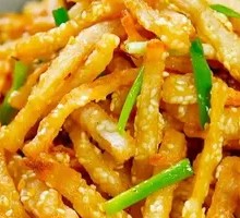 Dry-Fried Lotus Root Strips