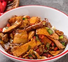 Fried Tofu Skin with Pig Ear