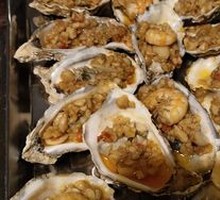 Grilled Oyster with Shrimp