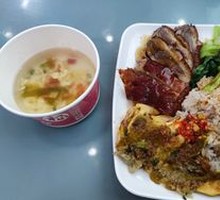 Roast Goose with Steamed Chicken