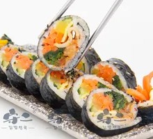 Spicy Kimchi Seaweed Rice Roll