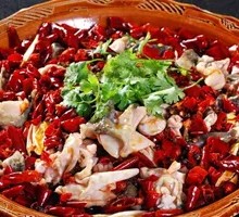 Boiling Frog with Spicy Sauce