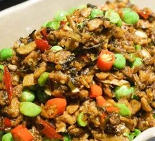 Grandma's Vegetable and Minced Pork Baozi Rice