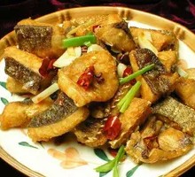 Dry-Fried Glutinous Rice Fish