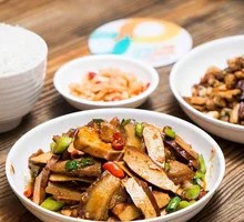 Celery and Tofu Skin Stir-fry