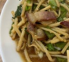 Bamboo Shoots with Preserved Meat Stir-fry