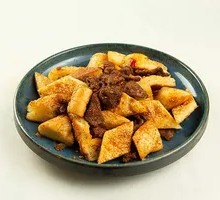 Sauce-Flavored Chicken Stir-Fried Naan