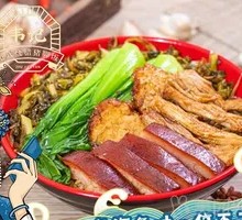 Pork Trotter and Roast Duck Rice