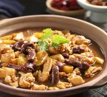 Chicken Stewed with Mushrooms