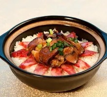 Cured Meat Double Delight Clay Pot Rice