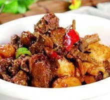 Potato and Duck Rice Bowl