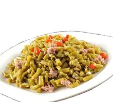 酸豆角肉沫盖浇饭