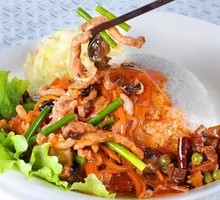 Fish-Flavored Shredded Pork Rice Bowl
