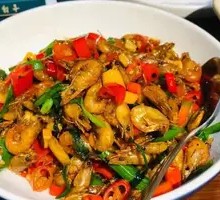 Stir-fried River Shrimp