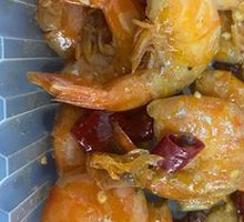 Sauce-Braised Prawns