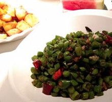 Stir-Fried String Beans with Preserved Vegetable and Minced Pork