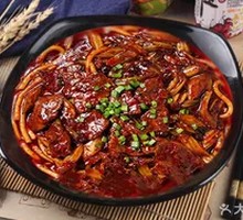 新疆牛肉米粉炒馕
