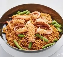 Squid Noodles Stew