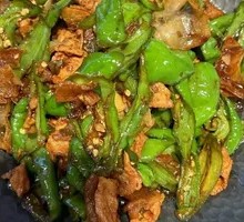 Stir-Fried Pork with Green Pepper