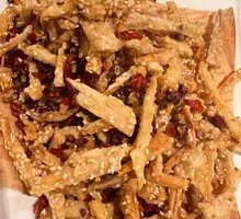 Dry-Fried Sesame Lotus Root Strips
