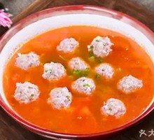 Tomato Meatball Soup