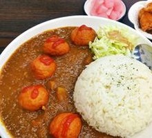 Fish Ball Curry Rice