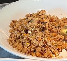 Red Onion Pork Collar Fried Rice