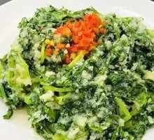 Steamed Rape with Rice Flour