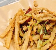 Dry-Fried Lotus Root Strips