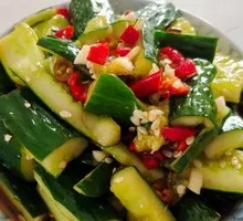 Knife-Pounded Cucumber