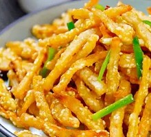 Dry-Fried Lotus Root Strips