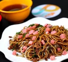 Egg and Ham Fried Noodles