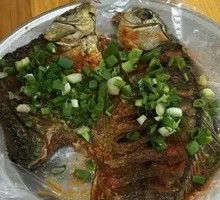 Grilled Crucian Carp in Foil
