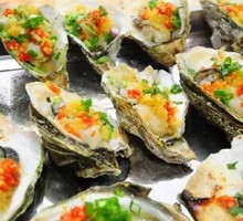 Garlic Roasted Oysters
