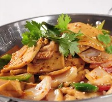 Spicy Pot-Braised Tofu with Leaves