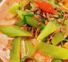 Bamboo Shoots with Clam Meat Stir-Fry