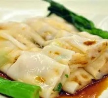 Egg and Sausage Rice Noodle Roll