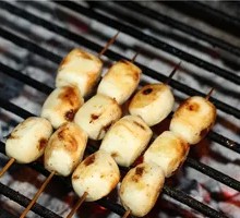 Grilled Mini Steamed Buns
