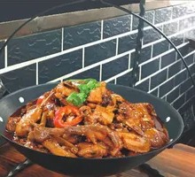 Stewed Chicken with Pot