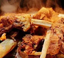 Hand-grabbed Beef Bones