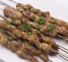 Charcoal Grilled Meat Skewers