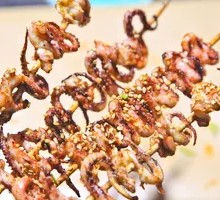 Grilled Mustard Squid