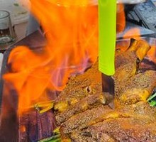 Flame-Grilled Beef Leg