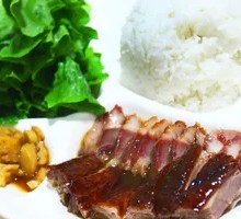 Roast Goose and Barbecue Pork Rice