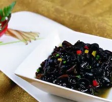 Stir-Fried Black Wood Ear Mushrooms