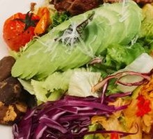 Grilled Ribeye Steak with Avocado Salad