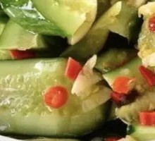 Garlic Cucumber Salad
