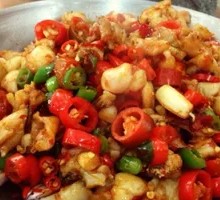 Spicy Frog Legs in Dry Pot