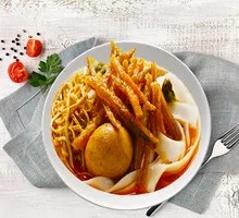 Marinated Egg Potato Noodles